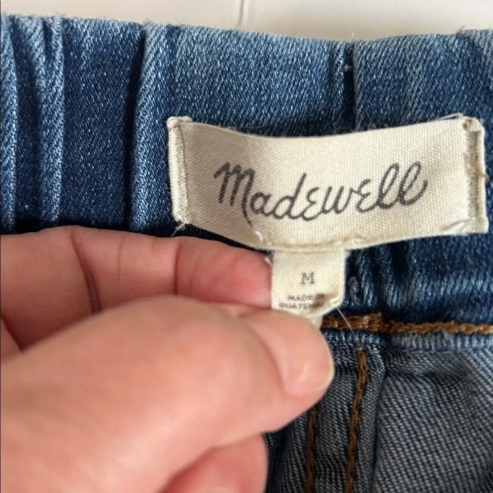Madewell High Rise Pull-On Relaxed Crop Jeans